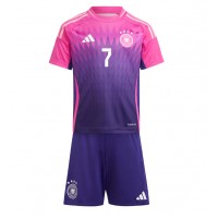 Camisa de Futebol Alemanha Kai Havertz #7 Equipamento Secundário Infantil Europeu 2024 Manga Curta (+ Calças curtas)